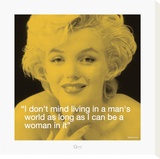 Marilyn: Man's World Stretched Canvas Print