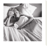 Marilyn Monroe: Bed Stretched Canvas Print