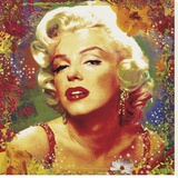 Marilyn II Stretched Canvas Print by Guillaume Ortega