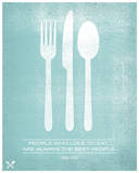 People Who Love to Eat Are Always The Best People Sérigraphie par  Hero Design