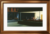 Nighthawks Estampe encadrée par Edward Hopper