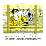 Hazel Cartoon Prints by Ted Key