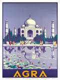 Agra Taj Mahal c.1937 Prints by Gobinda Mandal