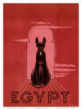 Egypt Black Cat c.1947 Poster
