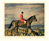 Major T. Bouch and the Belvoir Hounds Prints by Sir Alfred Munnings