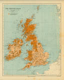 Map of the British Isles Prints