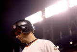 San Francisco, CA - Oct. 22: San Francisco Giants v St. Louis Cardinals - Marco Scutaro Photographic Print by Ezra Shaw