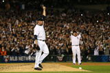 Detroit, MI - Oct. 18: Detroit Tigers v New York Yankees - Phil Coke and Miguel Cabrera Photographic Print by Jonathan Daniel