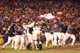 San Francisco, CA - Oct. 22: San Francisco Giants v St. Louis Cardinals - Buster Posey Photographic Print by Christian Petersen