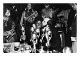 Michael Jackson and Sidney Lumet - 1980 Photographic Print by Guy Crowder