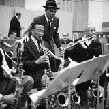 Frank Sinatra, - 1958 Photographic Print by Howard Morehead