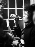 Jimi Hendrix -1968 Photographic Print by G. Marshall Wilson
