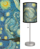 Starry Night - Table Lamp Table Lamp by Vincent van Gogh