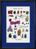 Happy Bug Day, c.1954 Estampe encadrée par Andy Warhol