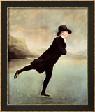 Reverend Robert Walker Skating on Duddin Poster par Sir Henry Raeburn