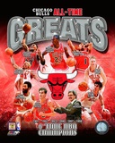 Chicago Bulls All-Time Greats Composite Photo