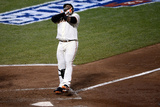 San Francisco, CA - Oct. 24:   San Francisco Giants v Detroit Tigers - Pablo Sandoval Photographic Print by Thearon W. Henderson