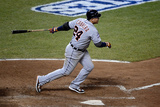 San Francisco, CA - Oct. 24:   Giants v Detroit Tigers - Miguel Cabrera  and Barry Zito Photographic Print by Thearon W. Henderson