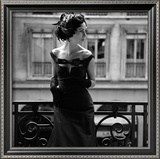 Evening Gown and Feathered Hat, 1960s Pósters por John French Evening Gown and Feathered Hat, 1960s Pósters por John French
