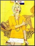 The Man Who Scorned Christmas - Saturday Evening Post "Leading Ladies", December 19, 1959 pg.29 Mounted Print by Coby Whitmore