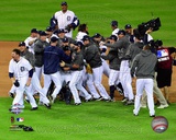 The Detroit Tigers Celebrate Winning Game 4 of the 2012 American League Championship Series Photo