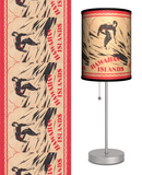 Surfing Hawaiian Islands - Table Lamp Table Lamp
