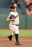San Francisco, CA - Oct. 24:   San Francisco Giants v Detroit Tigers - Barry Zito Photographic Print by Ezra Shaw