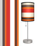 Red Stripes - Table Lamp Table Lamp