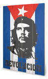 Che Guevara- Flag Cartel de madera Che Guevara- Flag Cartel de madera
