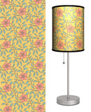 Deco Flowers with Yellow Background - Table Lamp Table Lamp