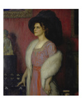 Portrait of Gertrud Littmann, 1911 Giclee Print by Franz von Stuck