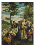 Moses Rescued from the Nile, about 1580 Giclee Print by Paolo Veronese