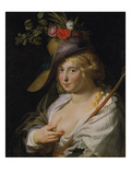 The Blond Sheperdess, 1624 Giclee Print by Paulus Moreelse