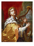 Koenig David Beim Harfenspiel Giclee Print by Anton Kern