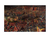 Die Schlacht Bei Issus 333 V.Chr. (Alexanderschlacht), 1529. Detail Reproduction procédé giclée par Albrecht Altdorfer