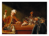 Still Life with Violinist Giclee Print by Peter Jacob Horemans