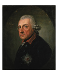 Frederick Ii (The Great) of Prussia, 1781 Giclée-tryk af Anton Graff Frederick Ii (The Great) of Prussia, 1781 Giclée-tryk af Anton Graff