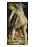 Cupid Carving a Bow, about 1533/34 Giclee Print by Parmigianino 