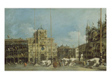 The Clock Tower on St. Mark's Square, about 1775 Giclee Print by Francesco Guardi