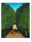 The Avenue in the Park at Saint Cloud, 1907/08 Giclee Print by Henri Rousseau