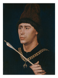 Portrait of Antoine, Bastard of Burgundy, about 1456 Giclée-Druck von Rogier van der Weyden
