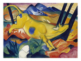 Yellow Cow, 1911 Reproduction procédé giclée par Franz Marc