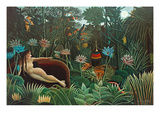 The Dream, 1910 Giclee-vedos tekijänä Henri Rousseau The Dream, 1910 Giclee-vedos tekijänä Henri Rousseau