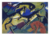 Playing Dogs, 1912 Giclee Print by Franz Marc