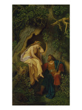 King Krokus and the Dryad. before 1860 () Giclee Print by Moritz Von Schwind