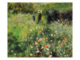 Woman with Parasol in a Garden, 1873 Gicléedruk van Auguste Renoir Woman with Parasol in a Garden, 1873 Gicléedruk van Auguste Renoir