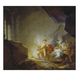 Orpheus Recovers Eurydice from the Underworld Reproduction procédé giclée par Friedrich Heinrich Fuger