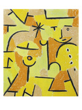 Figure on Yellow, 1937 Reproduction procédé giclée par Paul Klee