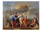 Il Ballo Della Vita Humana (A Dance to the Music of Time), 1638-1640 for Clemens Ix Giclée-Druck von Nicolas Poussin