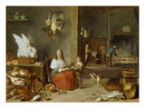Kitchen Interior, 1644 Giclée-Druck von David Teniers